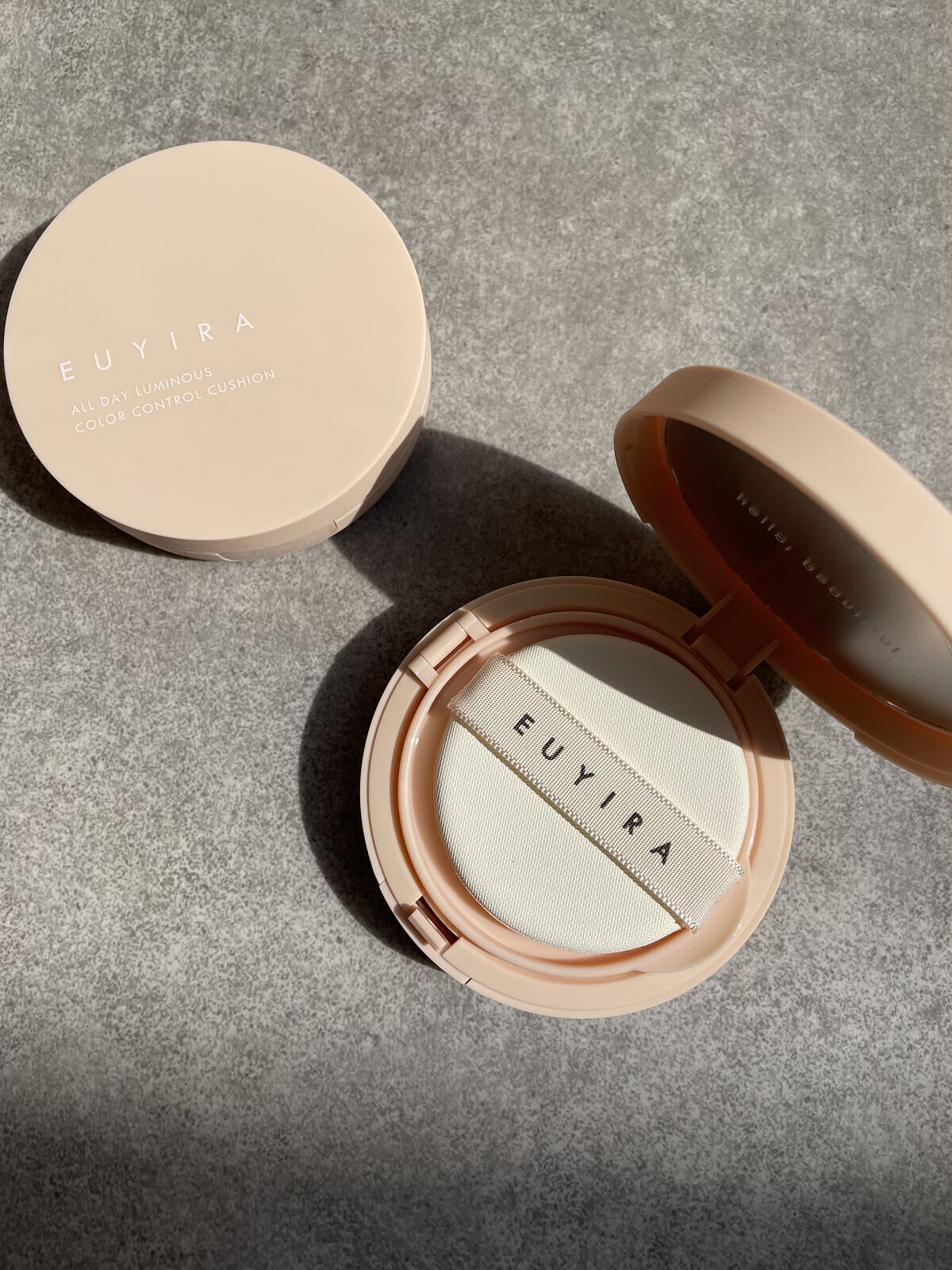 EUYIRA オールデイ ルミナス カラーコントロール クッションのクチコミ「EUYIRA
オールデイ ルミナス カラーコントロール クッション

どちらも結構明るめのシェ.....」（1枚目）