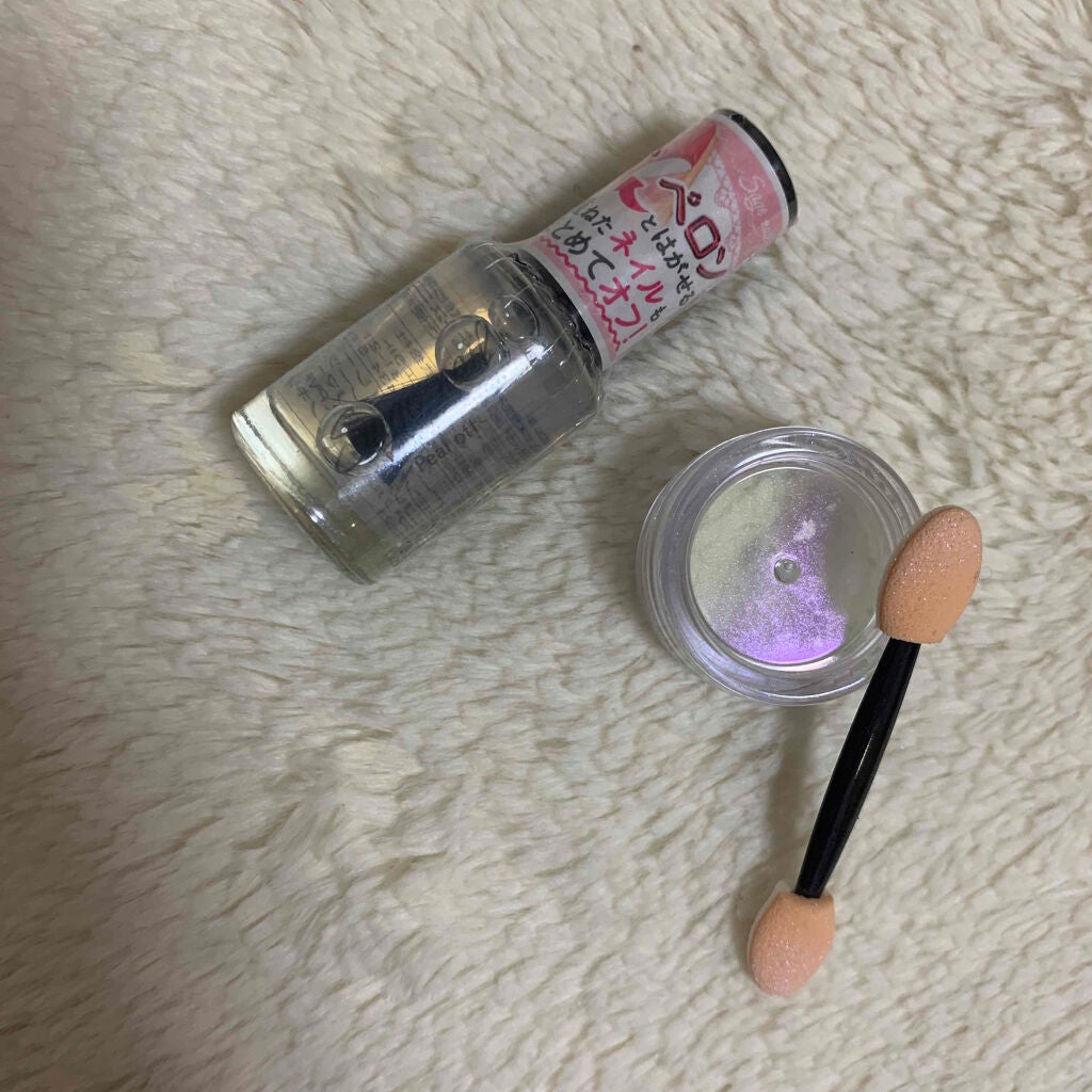 フェアリーダストパウダーオーロラピーコック/キャンドゥ/ネイルシールを使ったクチコミ(2枚目)