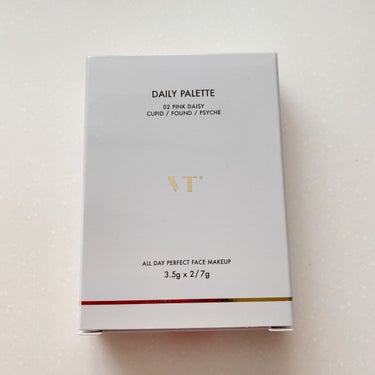 VT デイリー パレットのクチコミ「\VT Cosmetics daily palette/

02　PINK・DAISY

Na.....」（3枚目）