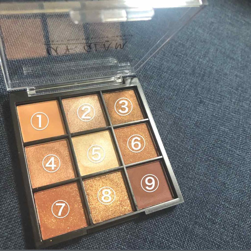 UR GLAM BLOOMING EYE COLOR PALETTE/U R GLAM/アイシャドウパレットを使ったクチコミ(2枚目)