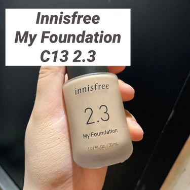 マイファンデーション/innisfree/リキッドファンデーションを使ったクチコミ（1枚目）