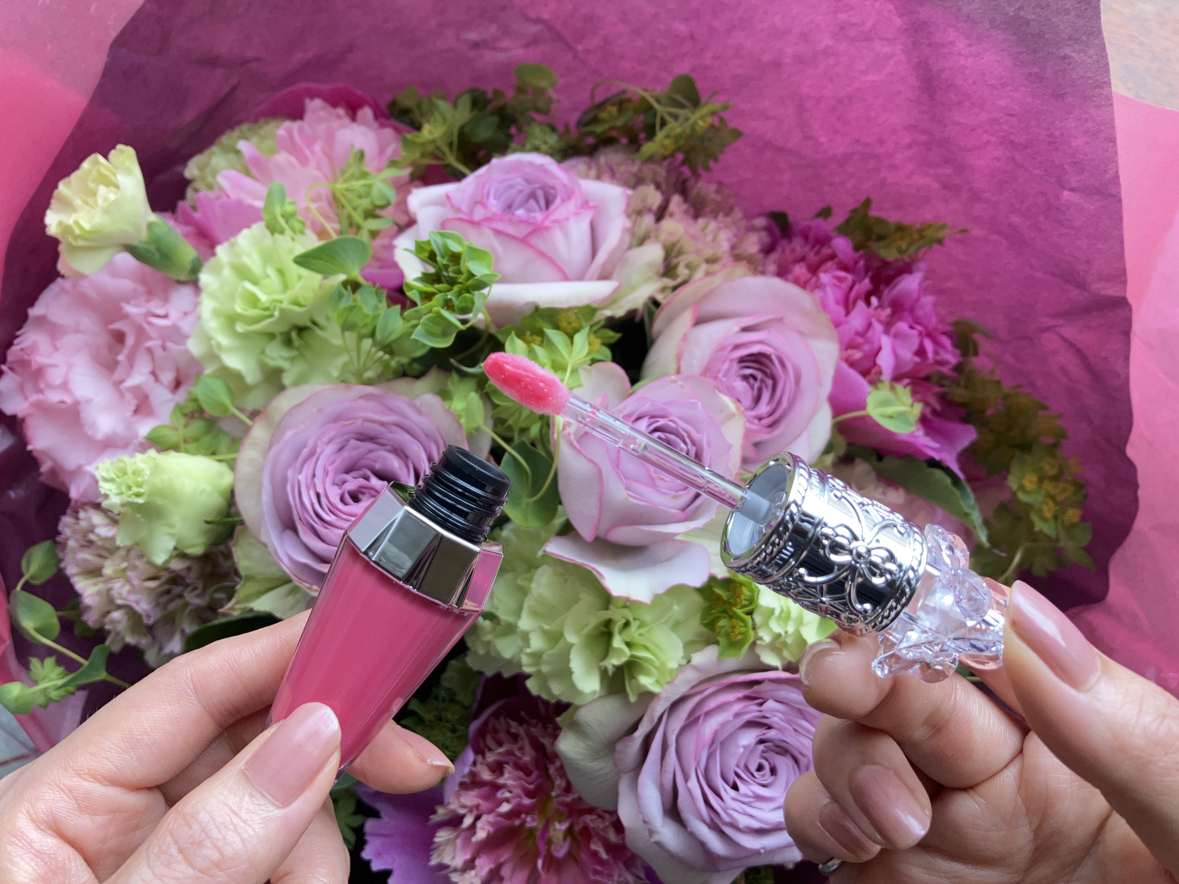 ジルスチュアート　クリスタルブルーム　リップブーケ セラム/JILL STUART/リッププランパーを使ったクチコミ（1枚目）