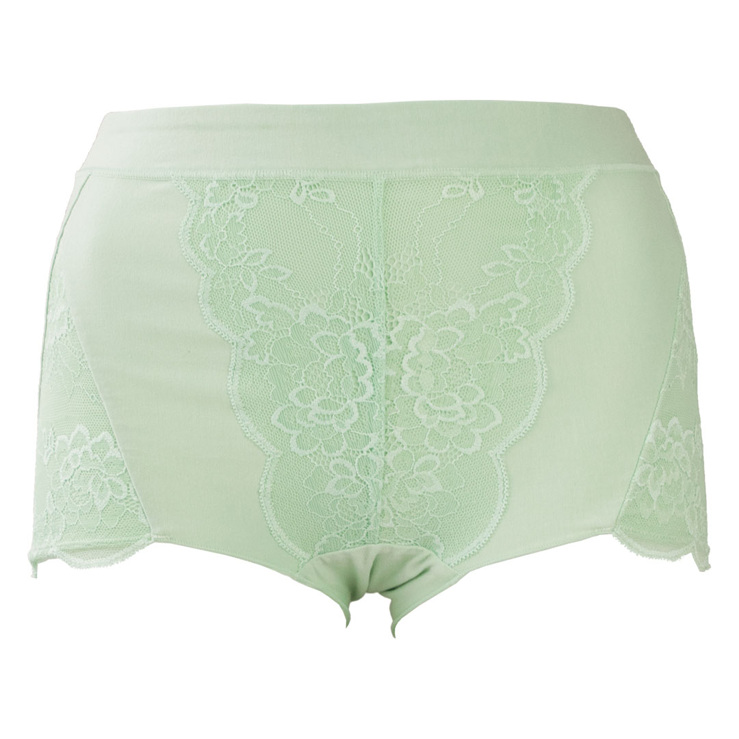 やわぴたコットンショーツ  アンティークミント