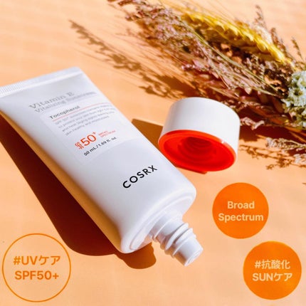 ビタミンEバイタライジングUVクリーム SFP50+/COSRX/日焼け止めクリームを使ったクチコミ(4枚目)