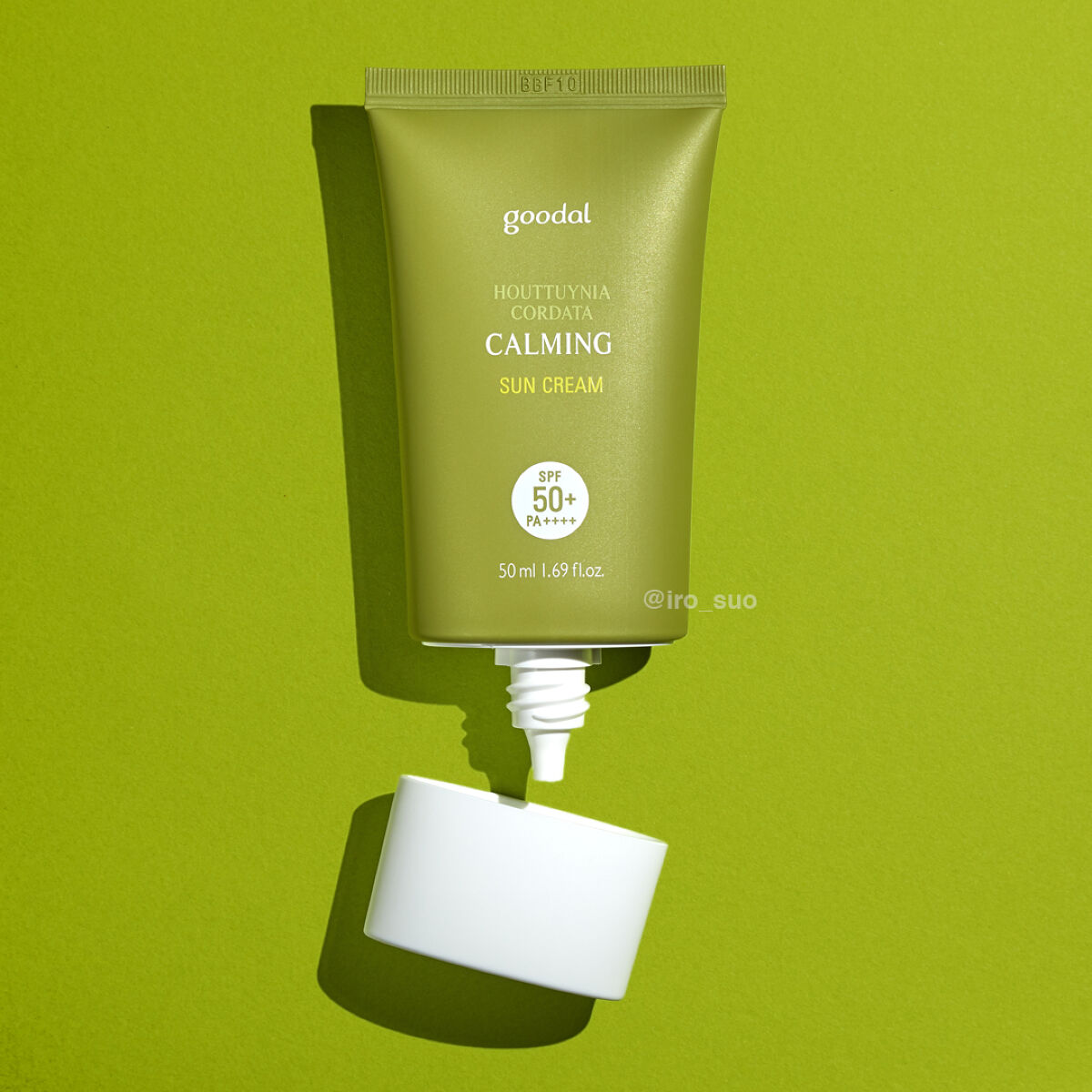 Houttuynia cordata Calming Sun /goodal/日焼け止めクリームを使ったクチコミ（1枚目）