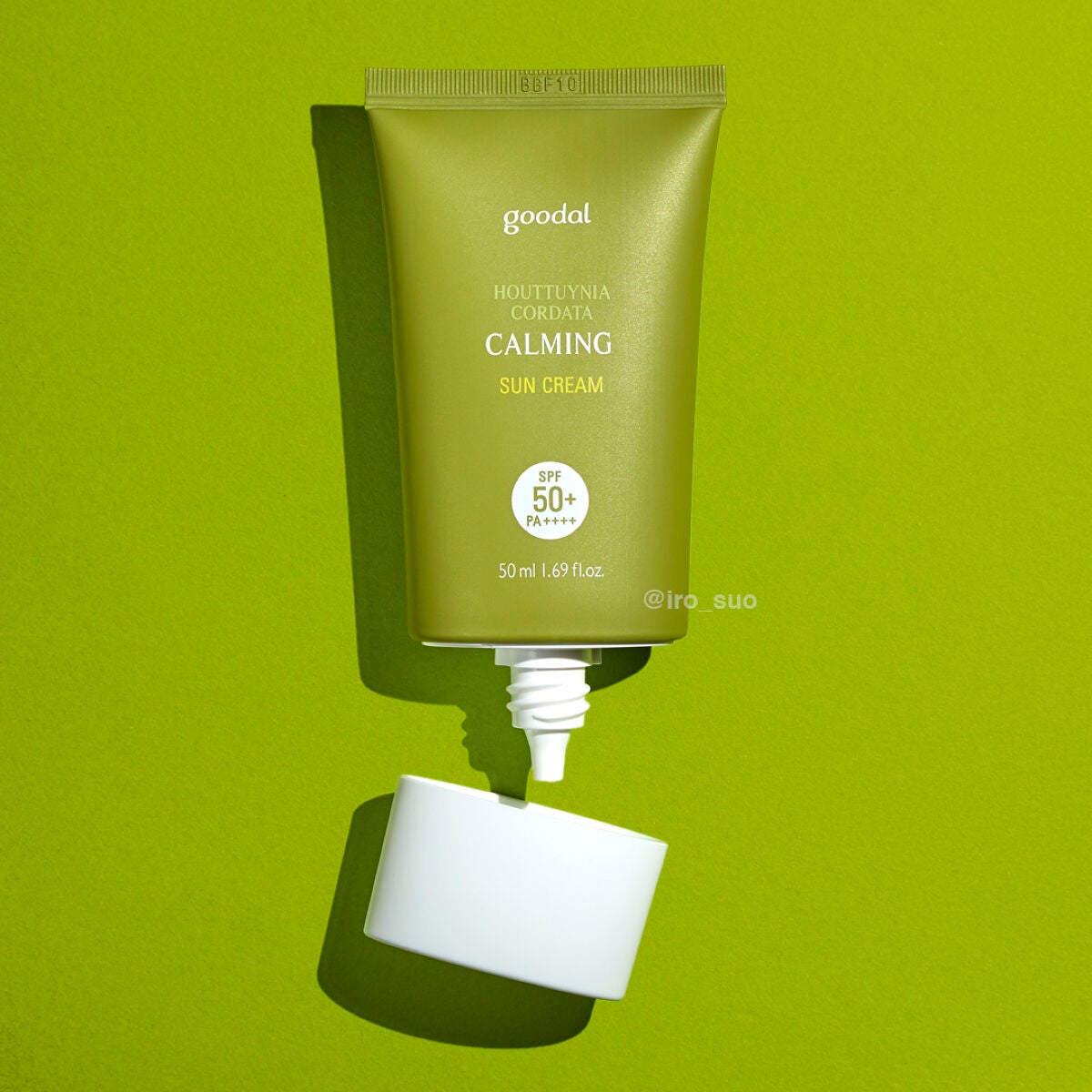 Houttuynia cordata Calming Sun /goodal/日焼け止めクリームを使ったクチコミ(1枚目)