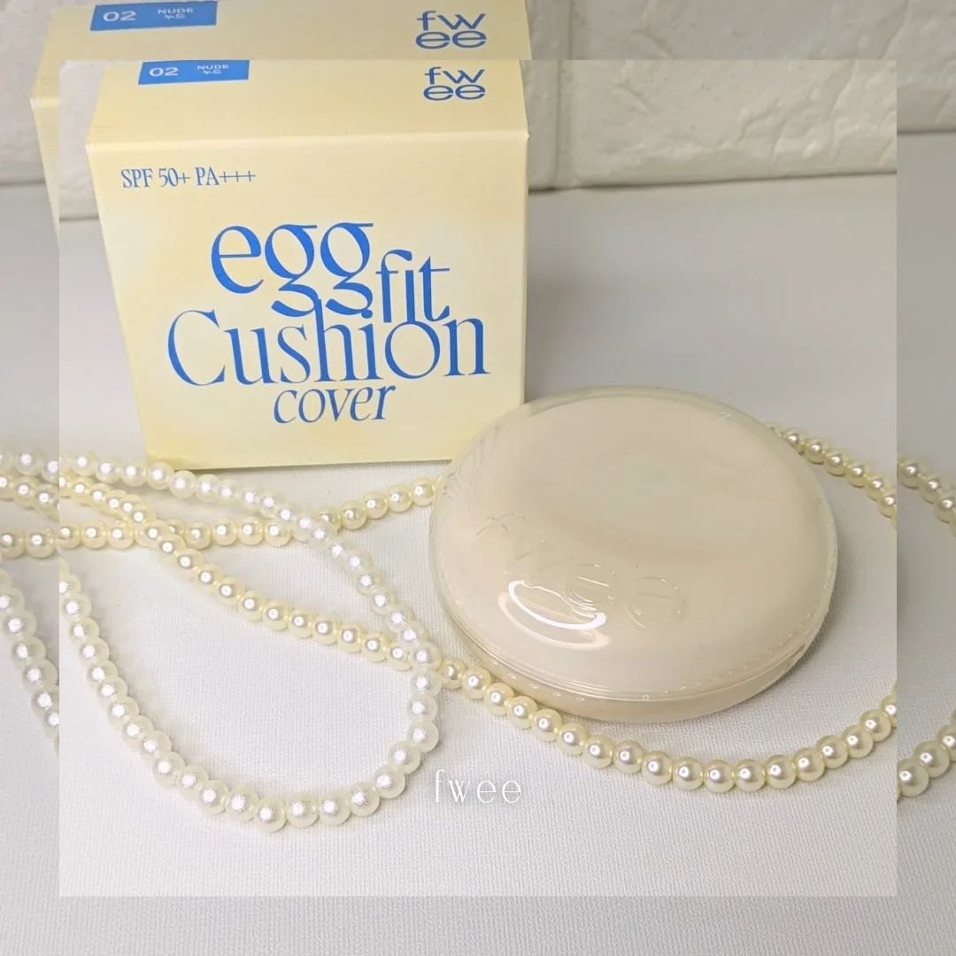 フィー クッションエッグフィットカバー/fwee/クッションファンデーションを使ったクチコミ（1枚目）