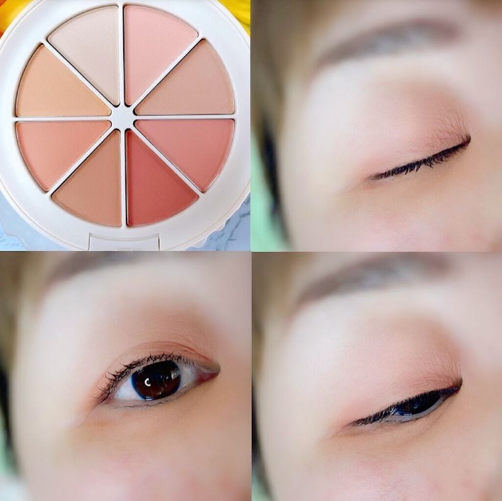 ミドルトーンアイシャドウコレクターパレット/Laka/アイシャドウパレットを使ったクチコミ（3枚目）