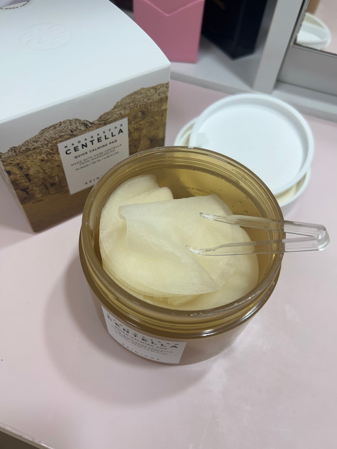 センテラ クイックカーミングパッド/SKIN1004/トナーパッドを使ったクチコミ(2枚目)