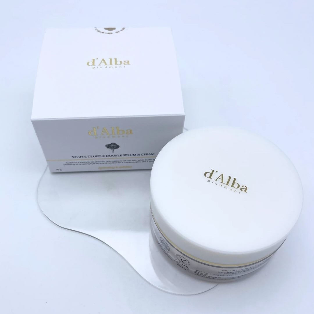 ホワイトトリュフダブルセラムアンドクリーム/ダルバ/フェイスクリームを使ったクチコミ(3枚目)