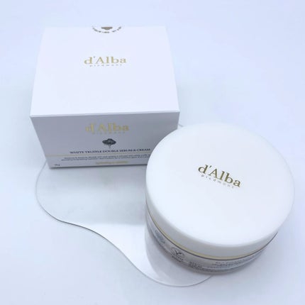 ホワイトトリュフダブルセラムアンドクリーム/ダルバ/フェイスクリームを使ったクチコミ(3枚目)