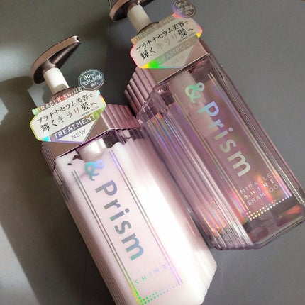 ミラクル シャイン シャンプー/ヘアトリートメント/&Prism/市販シャンプーを使ったクチコミ(1枚目)