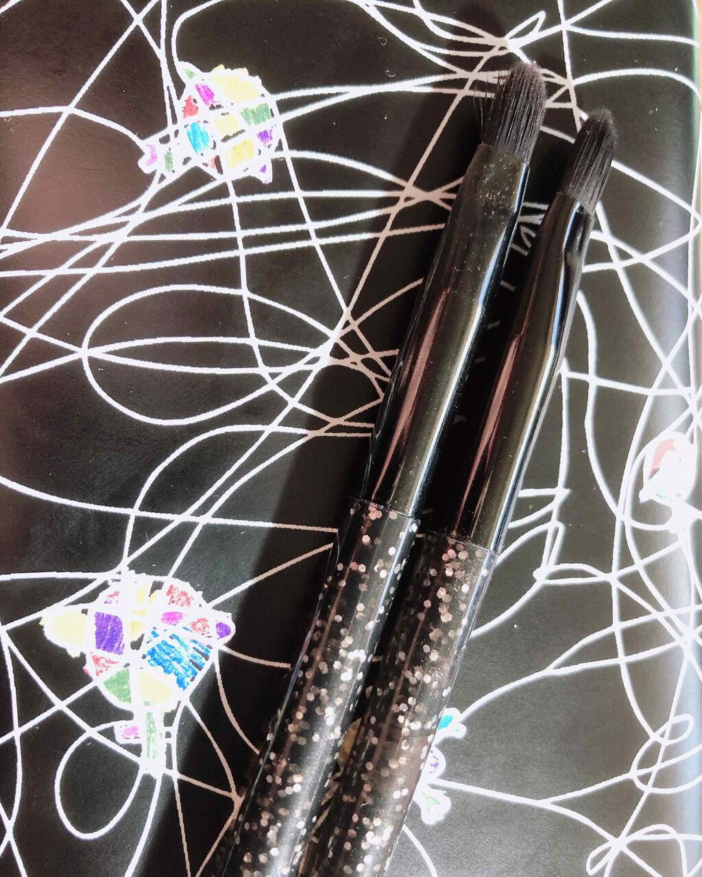 おさと on LIPS 「100均 キャンドゥー⭐️アイメイクブラシ!これは、描きやすく..」(1枚目)