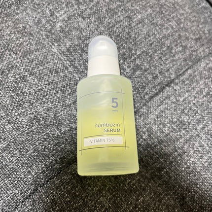 5番 朝晩ビタミン75%セラム/numbuzin/美容液を使ったクチコミ(1枚目)