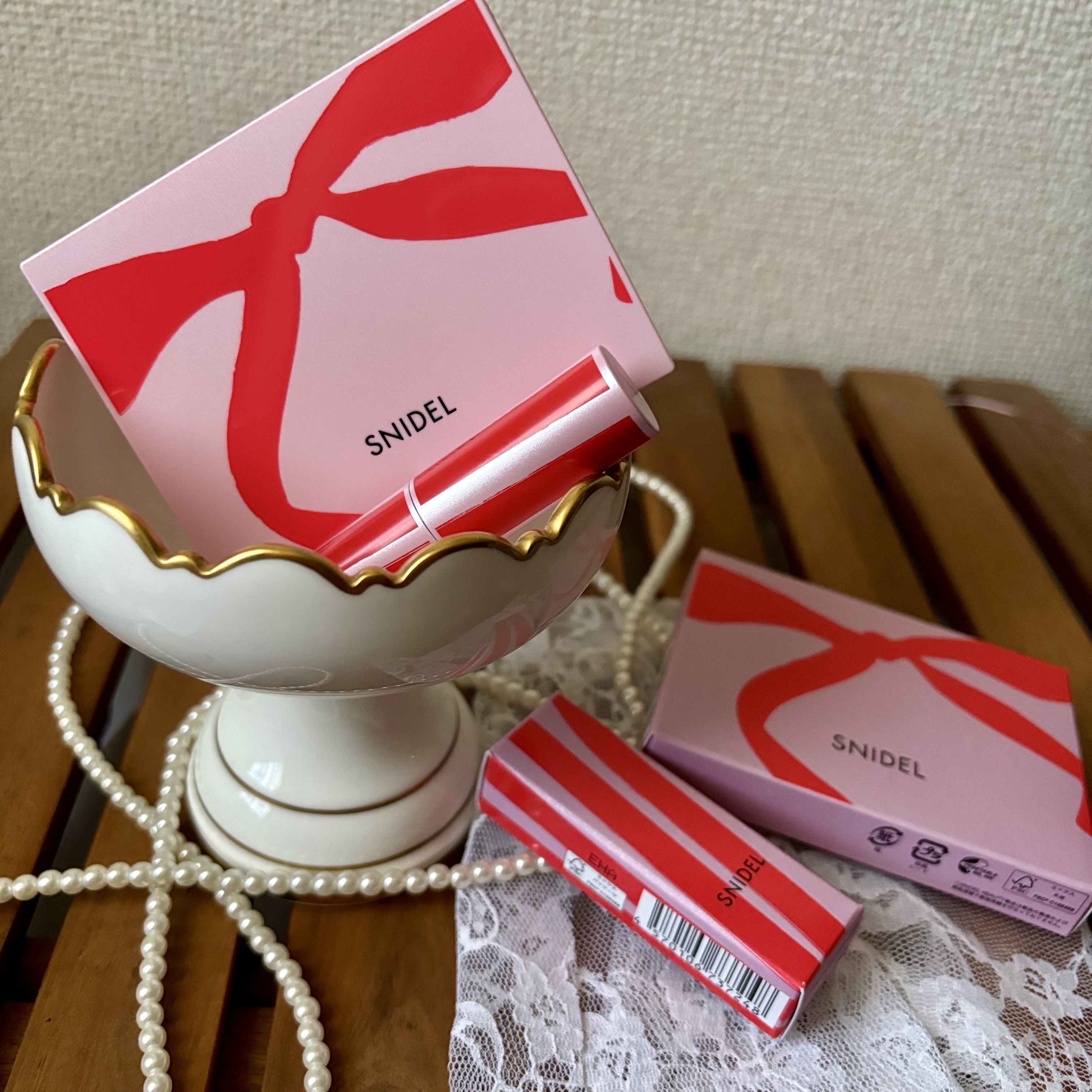 ルージュスナイデル n EX04 Dolly Pink/SNIDEL BEAUTY/口紅を使ったクチコミ（1枚目）