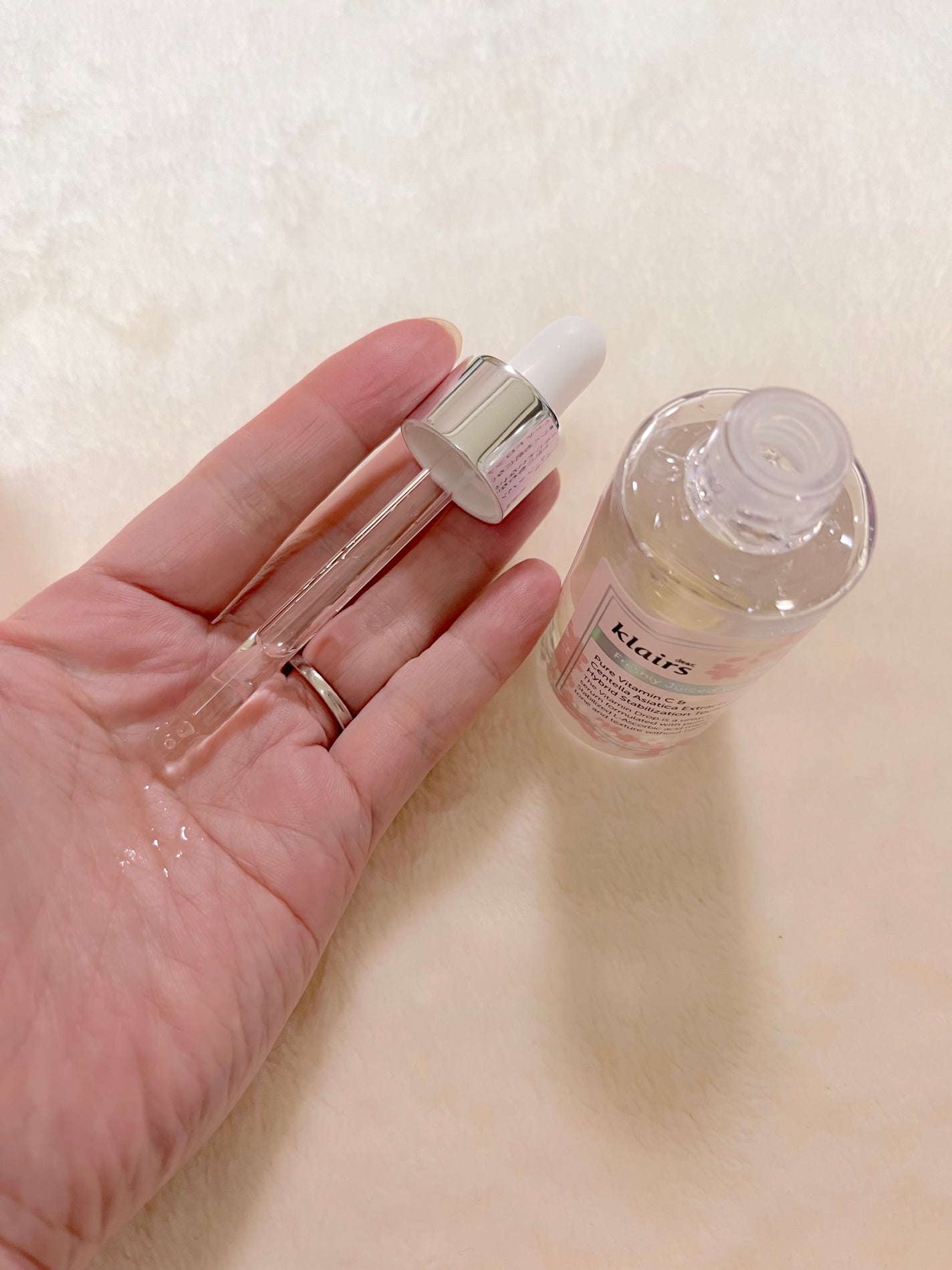 フレッシュリージュースドビタミンドロップ(35ml)/Klairs/美容液を使ったクチコミ(3枚目)