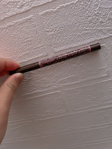 ラスティングリキッドライナー/キャンメイク/リキッドアイライナーを使ったクチコミ(1枚目)