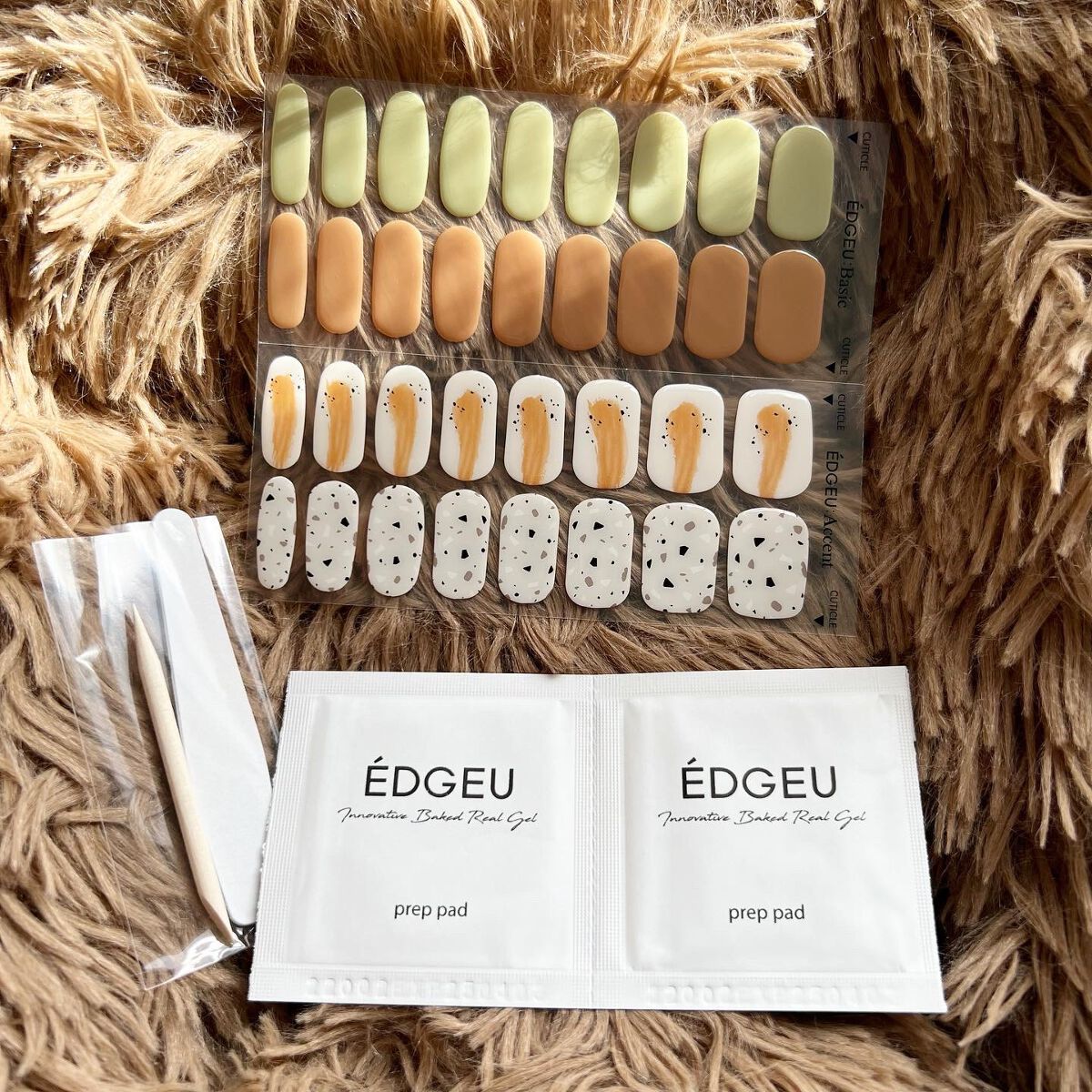 EDGEU ジェルネイルシール/EDGEU/ネイルシールを使ったクチコミ（2枚目）