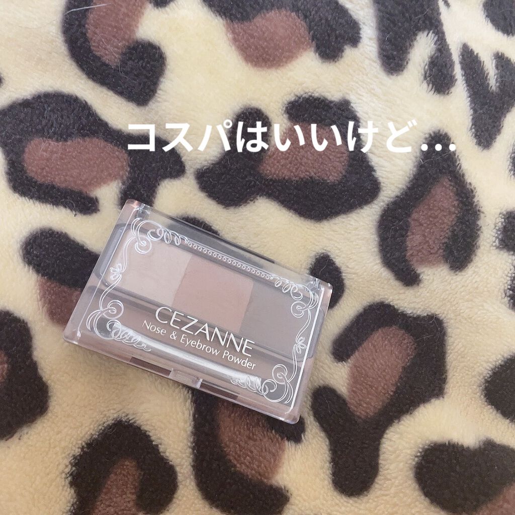 ノーズ＆アイブロウパウダー/CEZANNE/パウダーアイブロウを使ったクチコミ（1枚目）