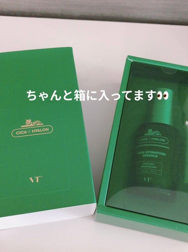 VT CICA ハイドレーションエッセンスのクチコミ「VT Cosmetics
シカハイドレーションエッセンス
50ml

プチプラ系の基礎化粧品で.....」（3枚目）