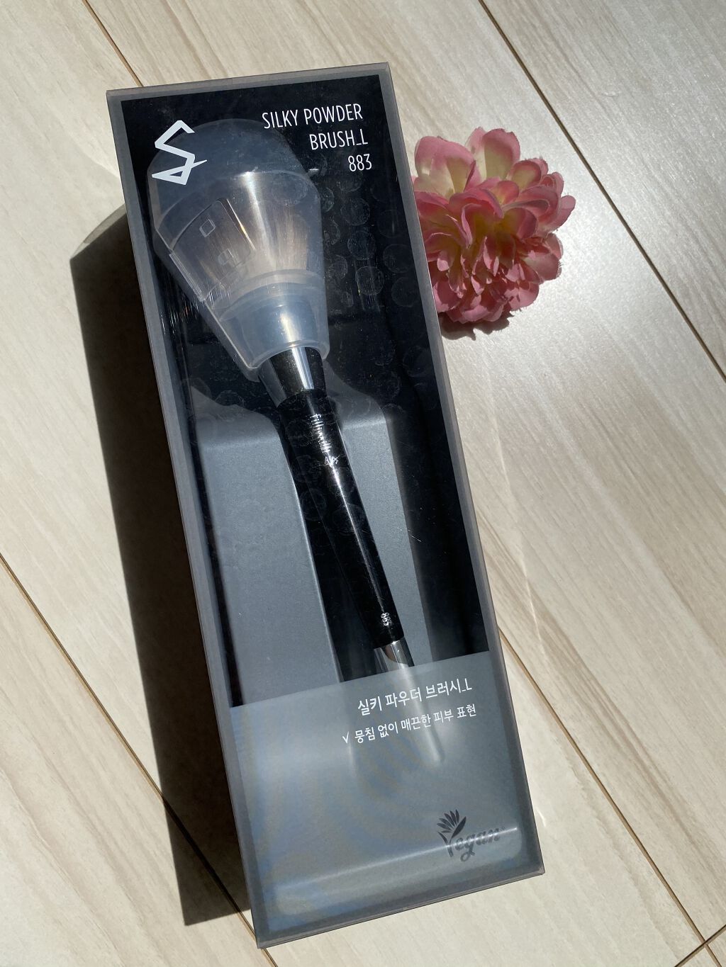 Sシルキーパウダーブラシ  (L)883/fillimilli/メイクブラシを使ったクチコミ（2枚目）