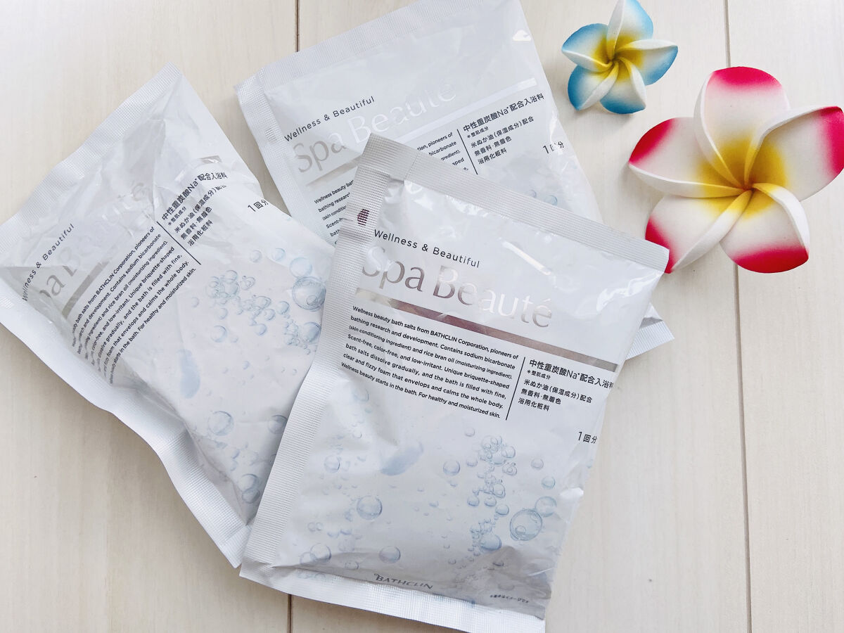 spa beaute/バスクリン/炭酸系入浴剤を使ったクチコミ（3枚目）