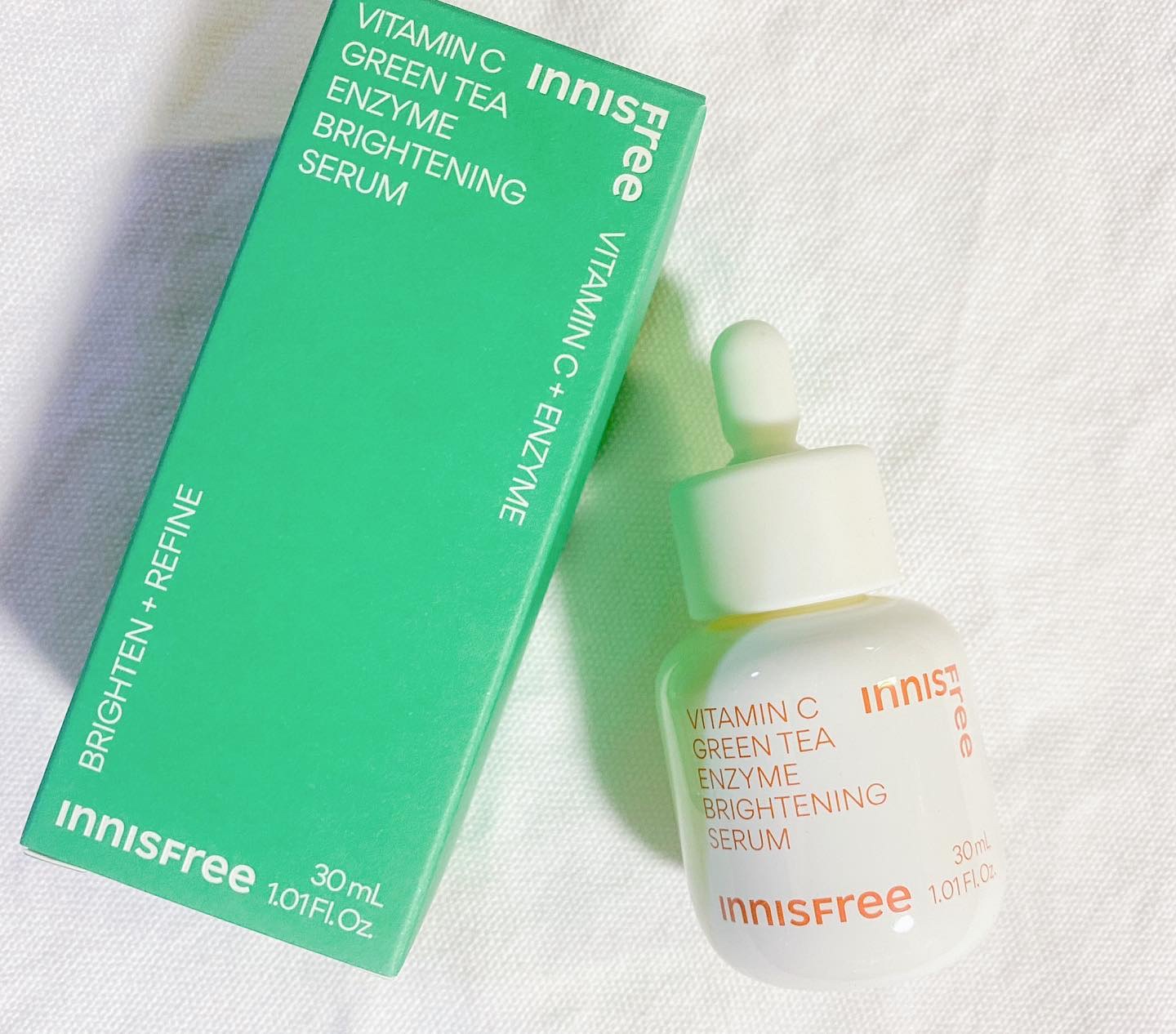 ビタC　グリーンティーエンザイム　ブライト　セラム/innisfree/美容液を使ったクチコミ（1枚目）