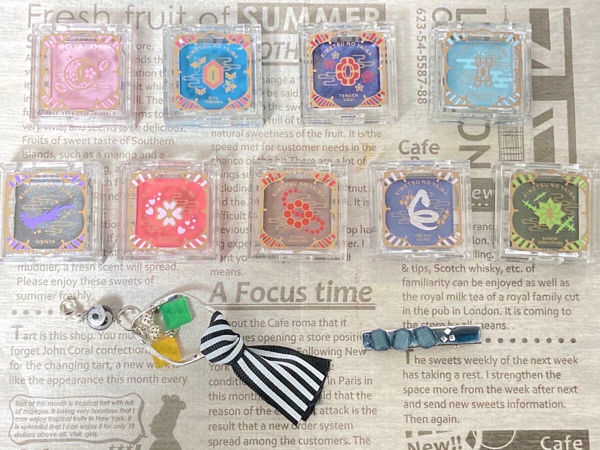 一番コフレ 鬼滅の刃 E賞 シングルカラー 柱合会議/BANDAI SPIRITS/ジェル・クリームアイシャドウを使ったクチコミ(1枚目)