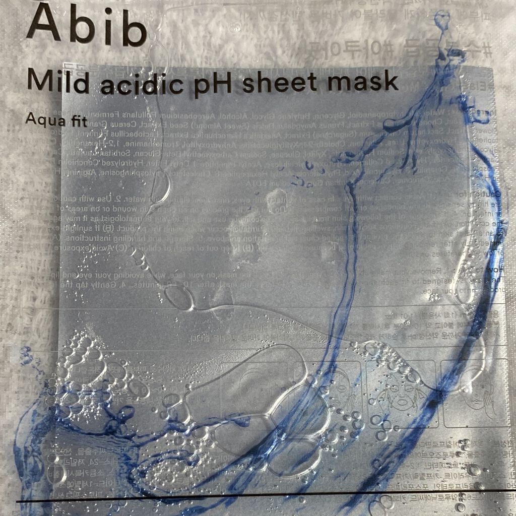 弱酸性pHシートマスク アクアフィット/Abib /シートマスク・パックを使ったクチコミ（1枚目）