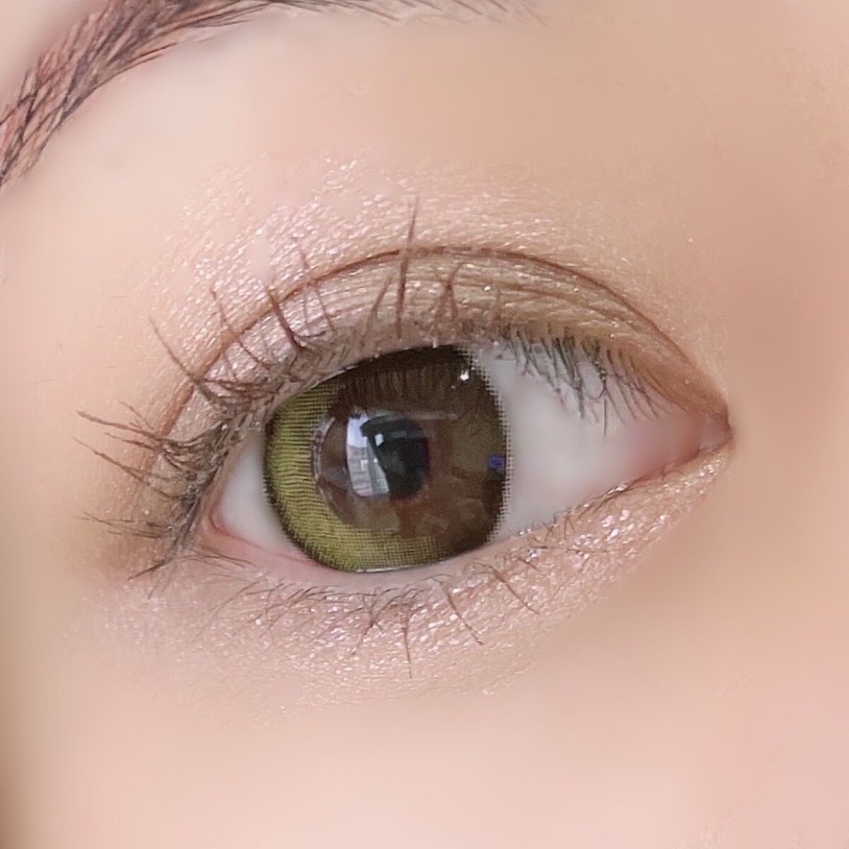 Secretive Kristen 1day オリーブ/Hapa kristin/ワンデー（１DAY）カラコンを使ったクチコミ（2枚目）