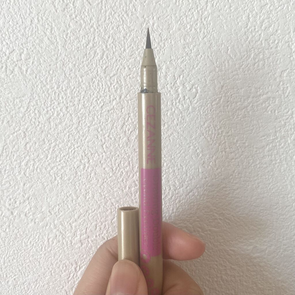 描くふたえアイライナー/CEZANNE/リキッドアイライナーを使ったクチコミ（2枚目）