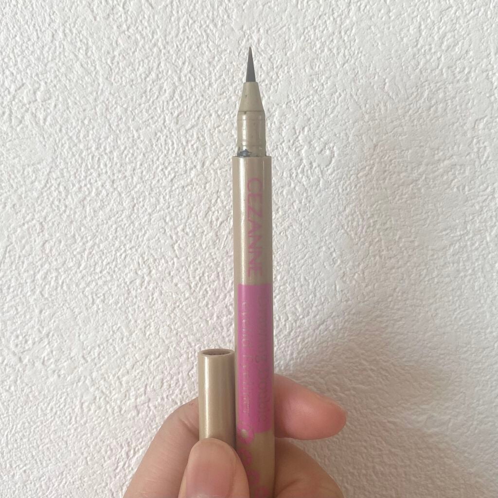 描くふたえアイライナー/CEZANNE/リキッドアイライナーを使ったクチコミ(2枚目)