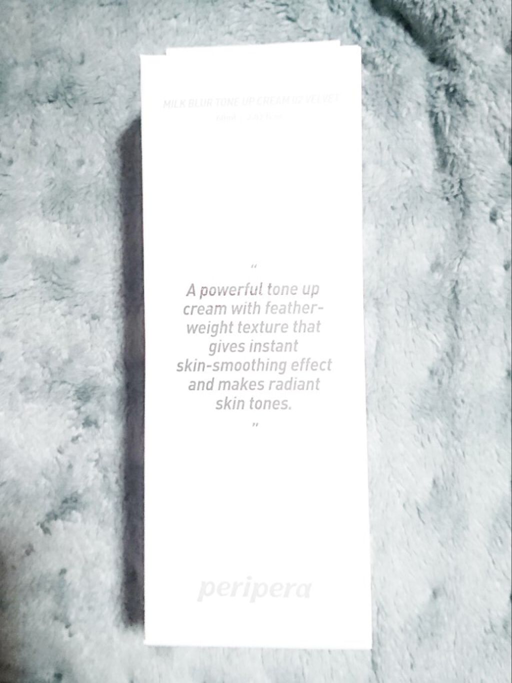 ミルク ブラー トーン アップ クリーム/PERIPERA/化粧下地を使ったクチコミ（2枚目）