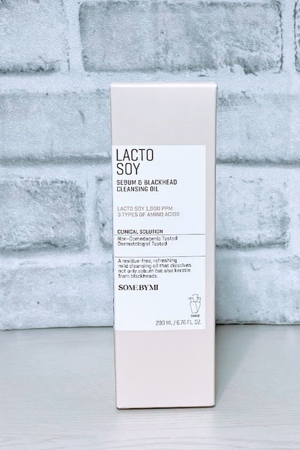 みゅう on LIPS 「(サムバイミー)ラクトソイセバム&ブラックヘッドクレンジングオ..」(4枚目)