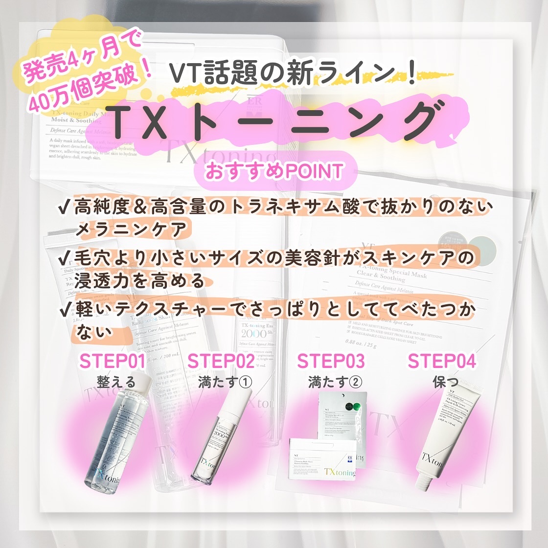 リードルショット300/VT/美容液を使ったクチコミ（2枚目）