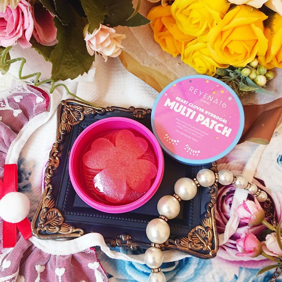 ハートクローバーハイドロゲルマルチパッチ/REYENA16/シートマスク・パックを使ったクチコミ（1枚目）