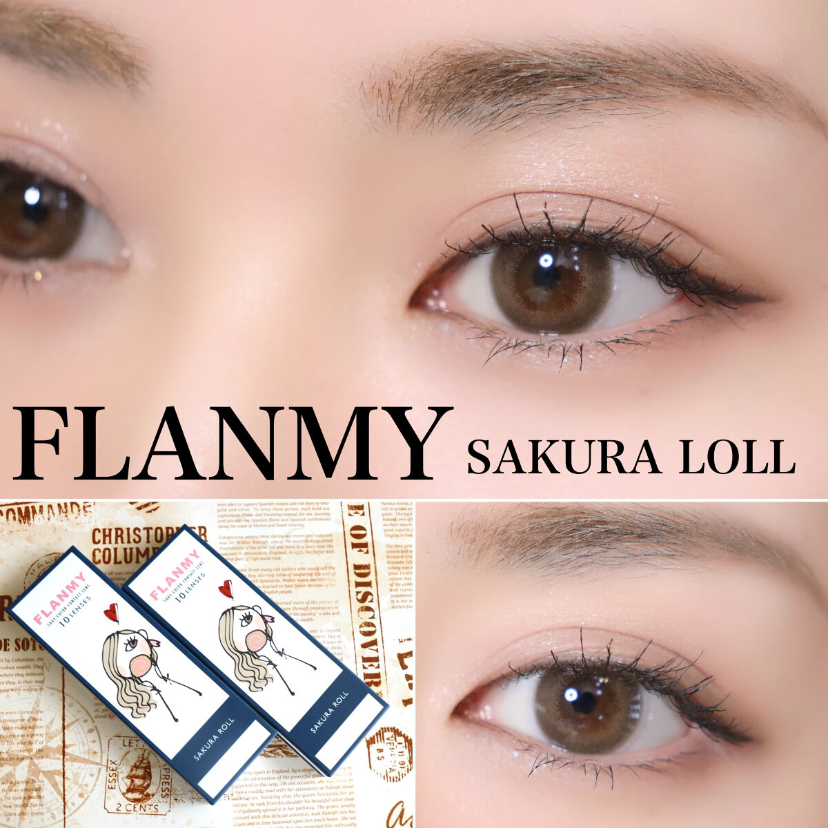 FLANMY 1day/FLANMY/ワンデー（１DAY）カラコンを使ったクチコミ（1枚目）