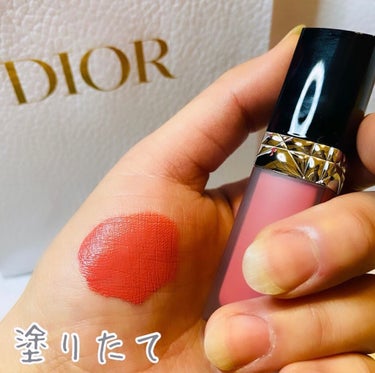 ルージュ ディオール フォーエヴァー リキッド/Dior/口紅を使ったクチコミ（3枚目）