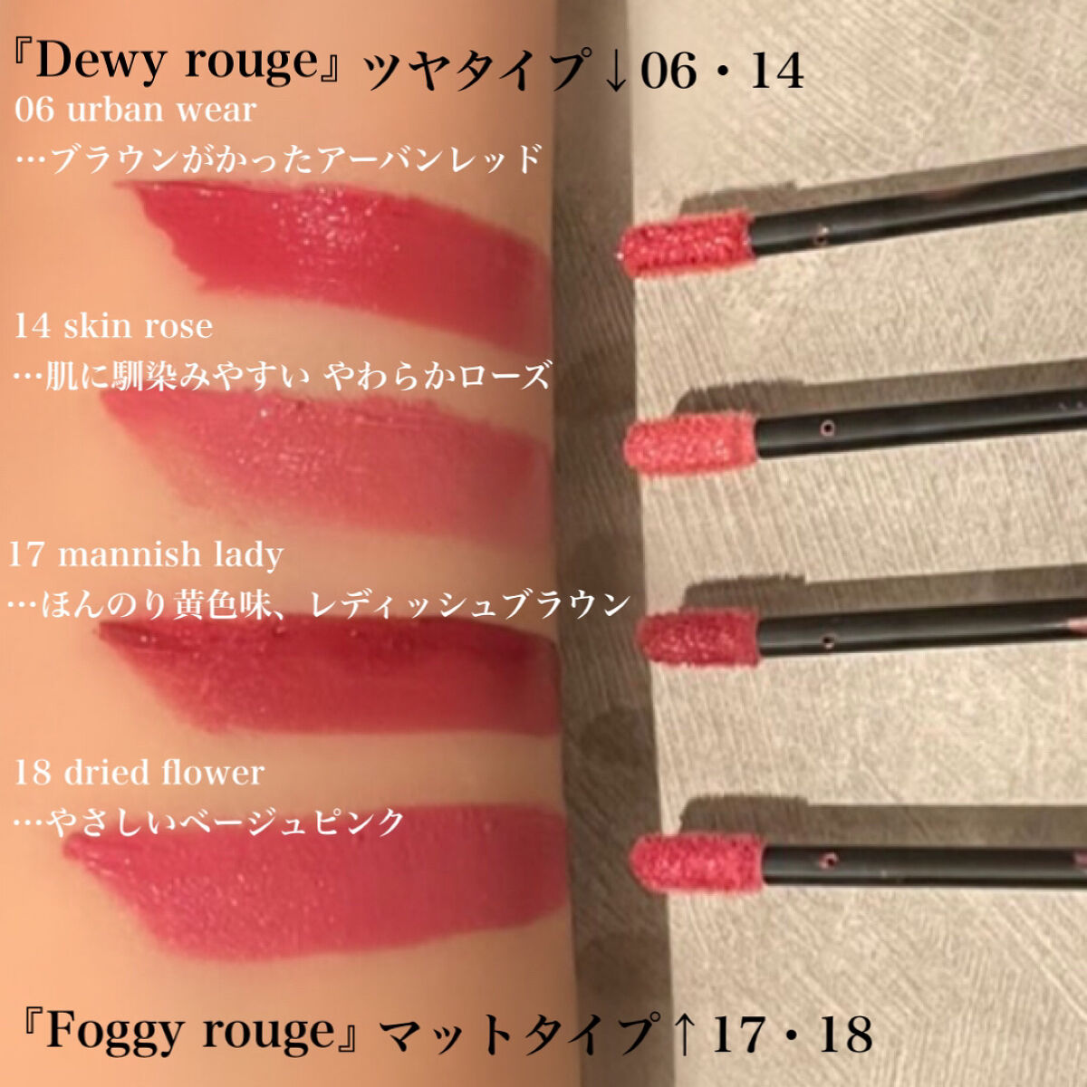 ルージュ デコルテ リキッド/DECORTÉ/口紅を使ったクチコミ（2枚目）