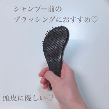 立体ヘアブラシ/DAISO/ヘアブラシを使ったクチコミ（3枚目）