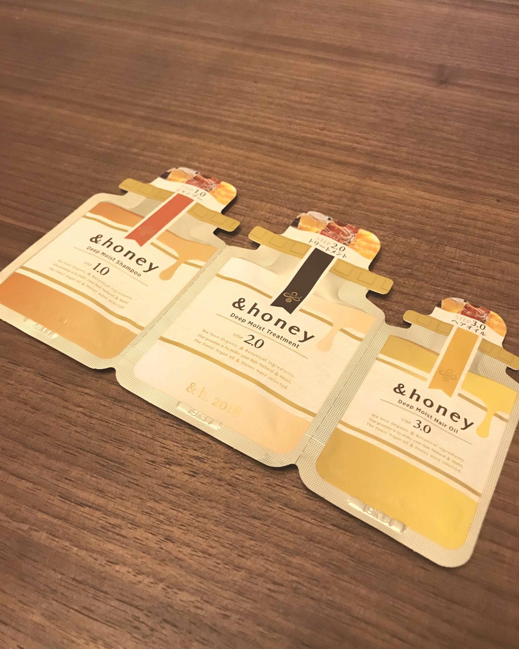 ディープモイスト 限定チェリーブロッサム シャンプー&ヘアトリートメントペアセット/&honey/シャンプー・コンディショナーを使ったクチコミ(3枚目)