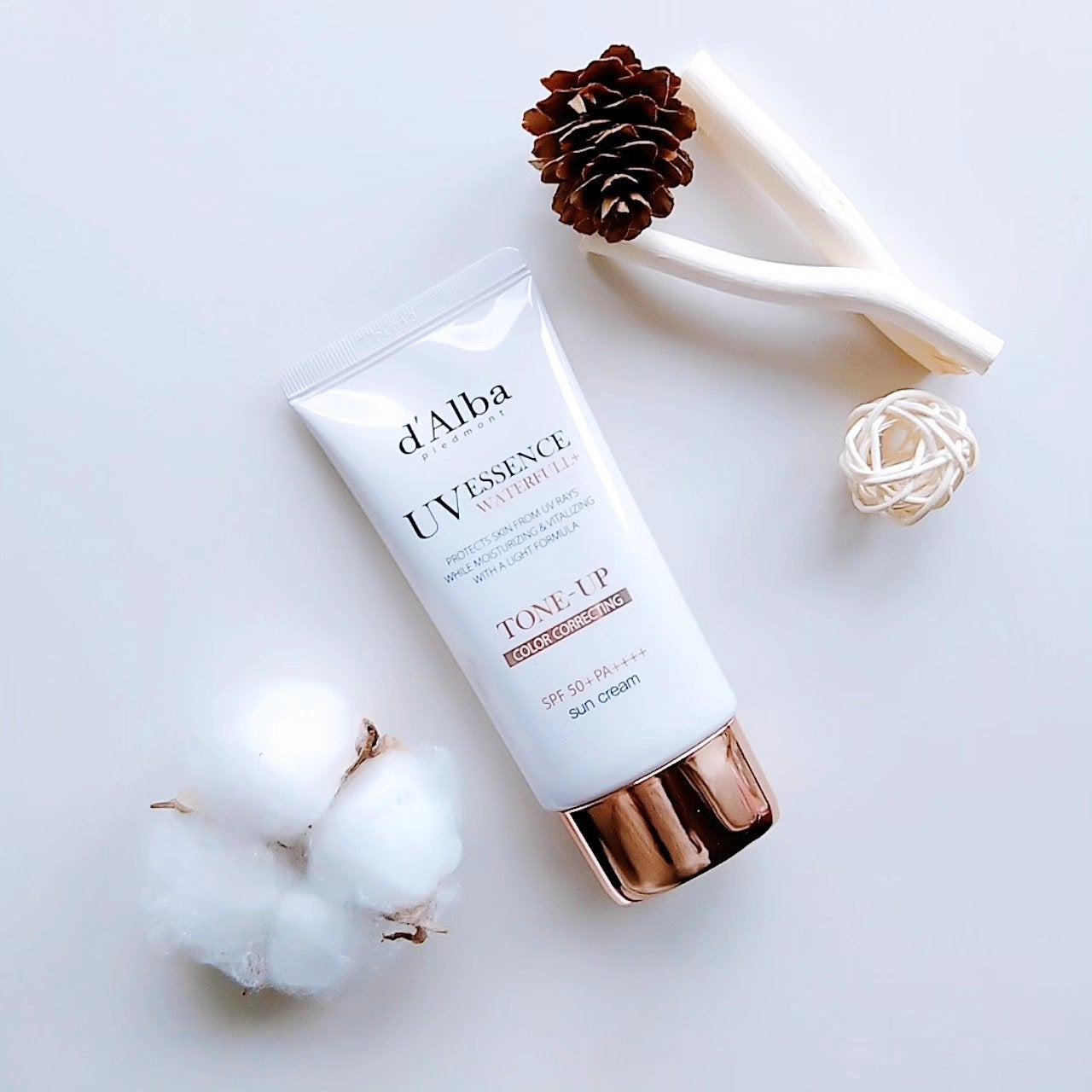 ウォータフルトーンアップサンクリーム/ダルバ/日焼け止めクリームを使ったクチコミ(1枚目)