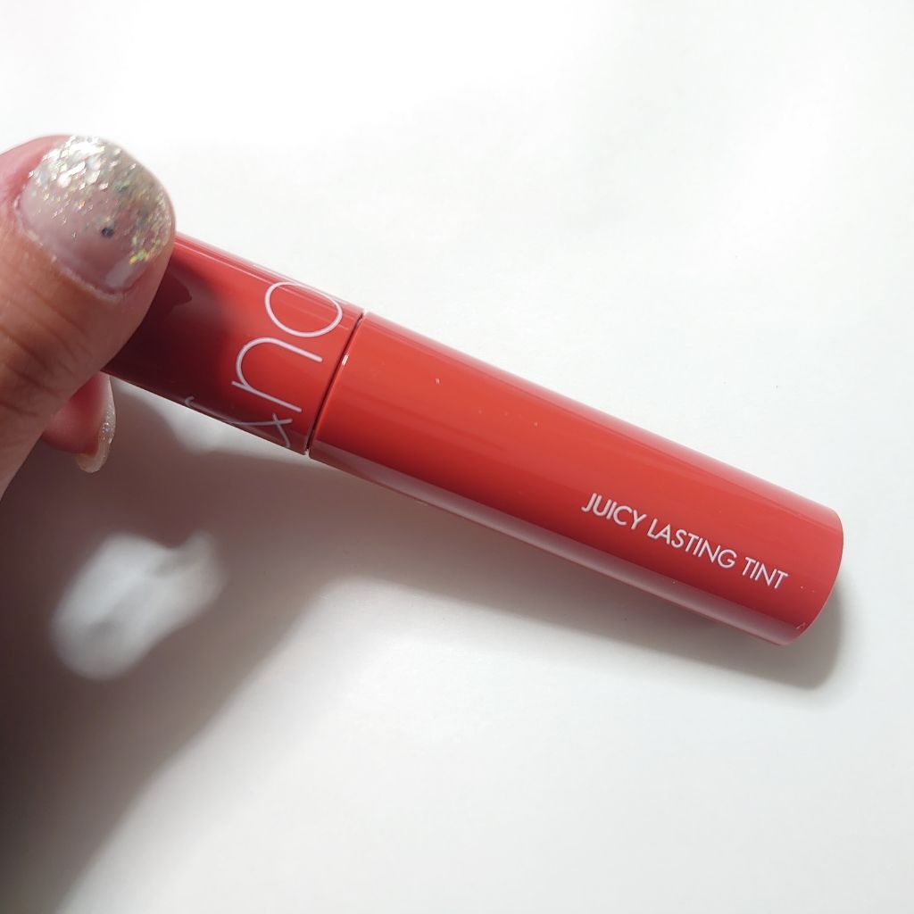 ジューシーラスティングティント/rom&nd/リップティントを使ったクチコミ(4枚目)