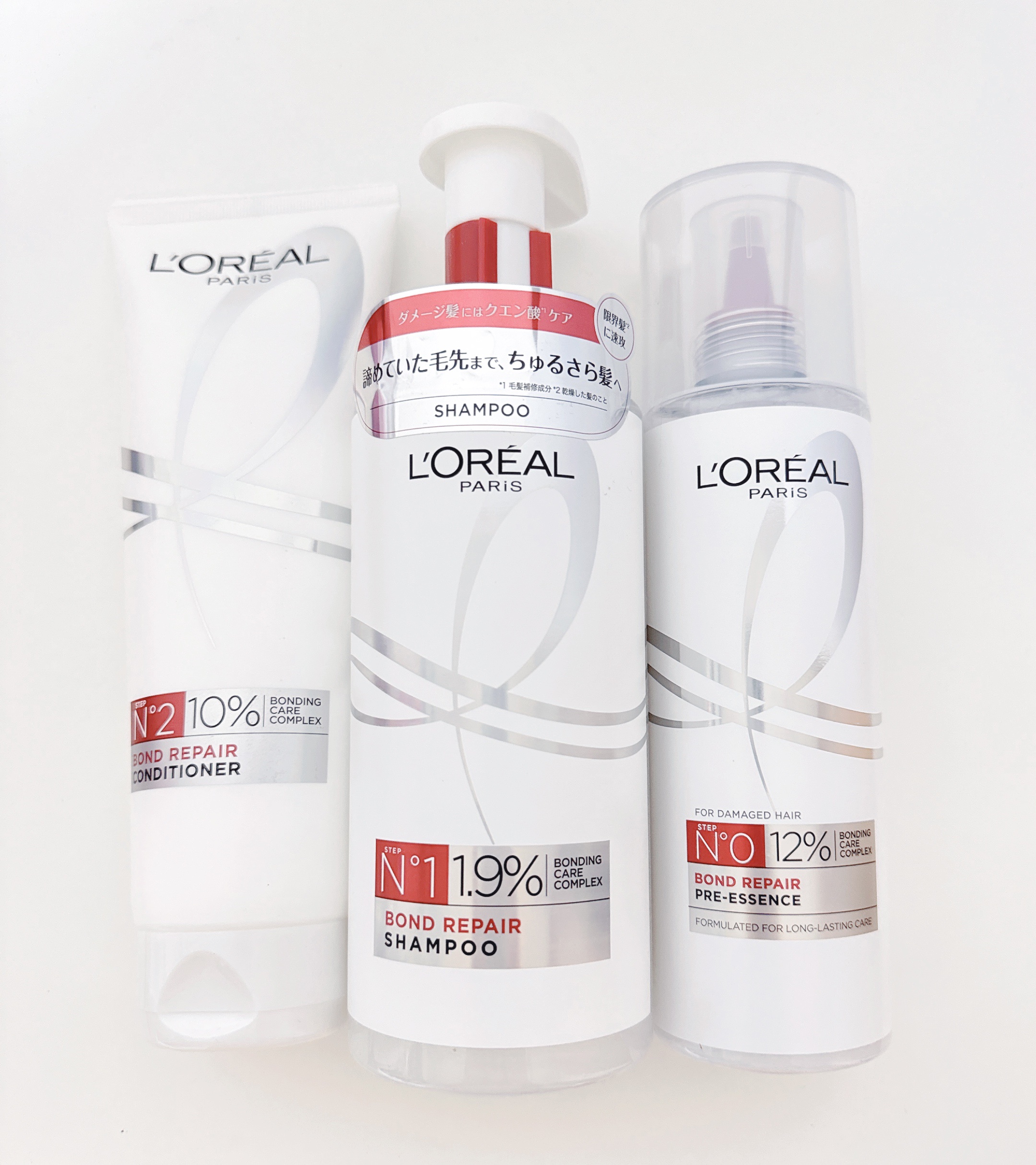 ロレアル パリ ボンド リペア シャンプー／コンディショナー/ロレアル パリ/市販シャンプーを使ったクチコミ（1枚目）