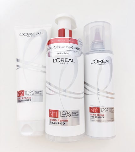 ロレアル パリ ボンド リペア シャンプー/コンディショナー/ロレアル パリ/市販シャンプーを使ったクチコミ(1枚目)