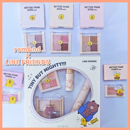 LINE FRIENDS EDITION/rom&nd/メイクアップキットを使ったクチコミ(1枚目)