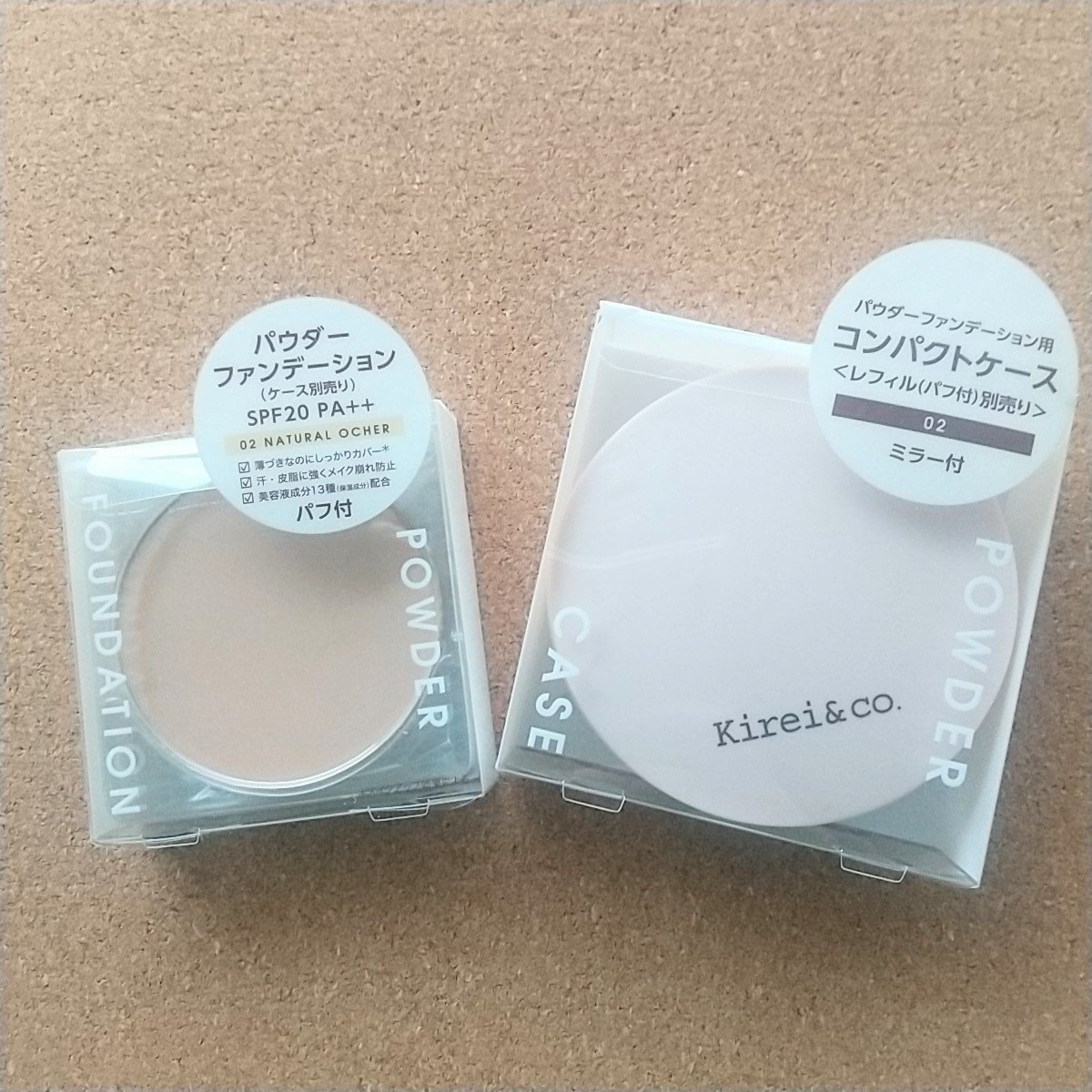 パウダーファンデーション パウダーファンデーション用コンパクトケース 02/Kirei&co./パウダーファンデーションを使ったクチコミ（1枚目）