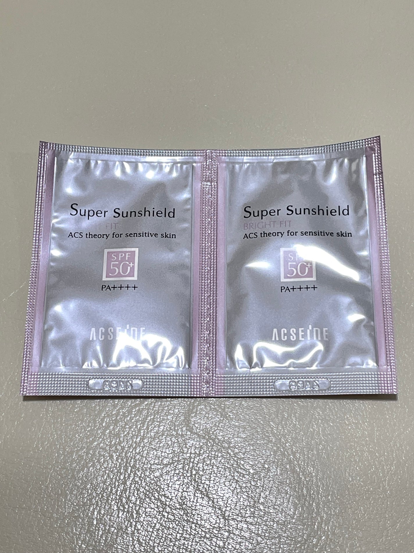 スーパーサンシールド ブライトフィット/ACSEINE/日焼け止めミルクを使ったクチコミ(1枚目)