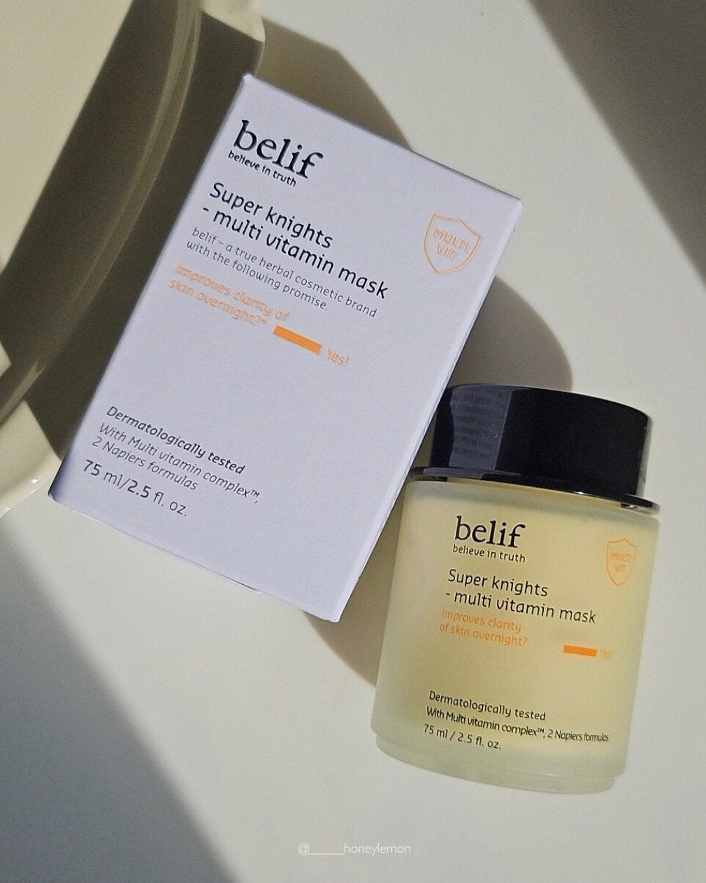 スーパーナイツ ビタミンマスク/belif/フェイスクリームを使ったクチコミ(1枚目)