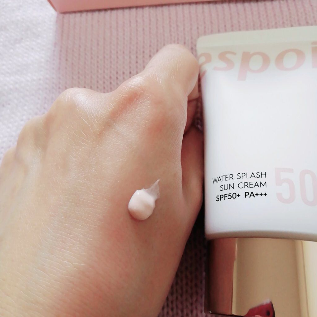 ウォータースプラッシュサンクリーム/espoir/日焼け止め・UVケアを使ったクチコミ(4枚目)